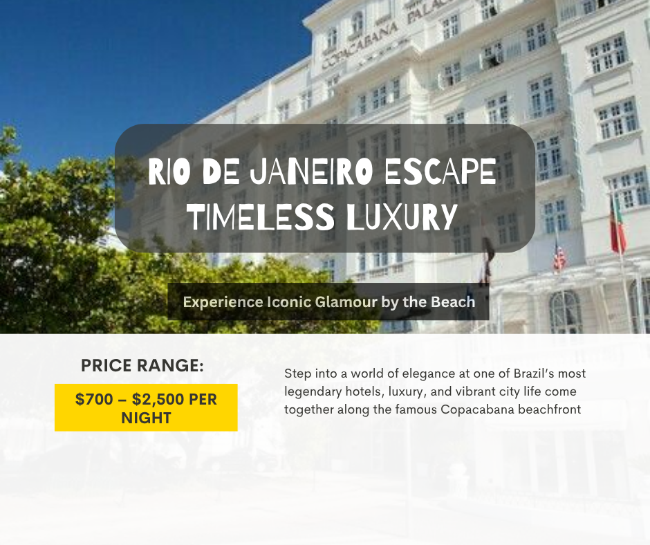 BELMOND COPACABANA PALACE