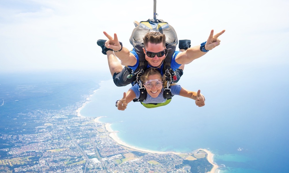 15,000Ft Newcastle Skydive in the Week with Transfer from Sydney