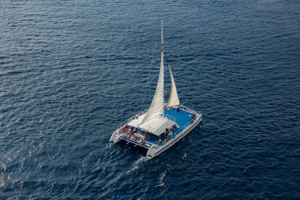 Catamaran Sunset Sailing Cruise with BBQ, Drinks and Hotel Transfers